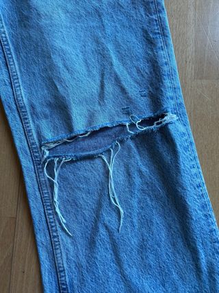 Vaqueros Zara desgastados rotos