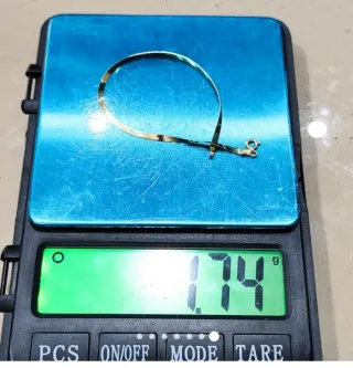 Pulsera de oro 18 kilates nueva