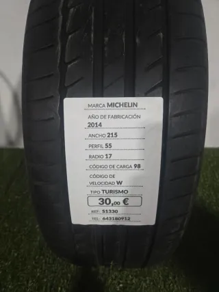 215 55 17 98W MICHELIN PRIMACY HP