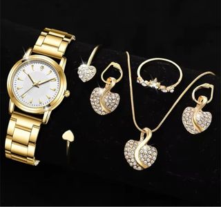 Pack Joyería Mujer: Reloj, Colgante, Anillo