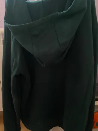 Sudadera con capucha verde