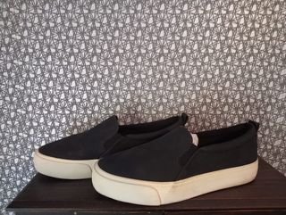 Zapatillas Bershka Negras Algodón