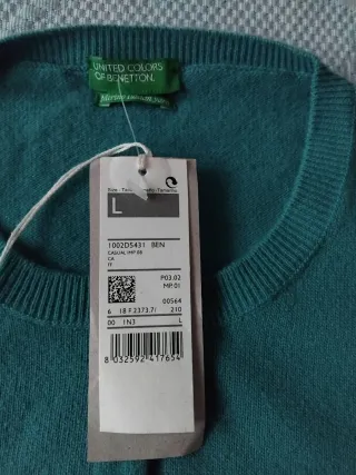 Chaqueta lana United Colors of Benetton Talla L