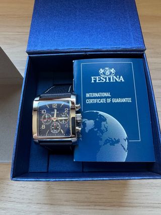 Reloj Festina Timeless Negro/Plateado Nuevo