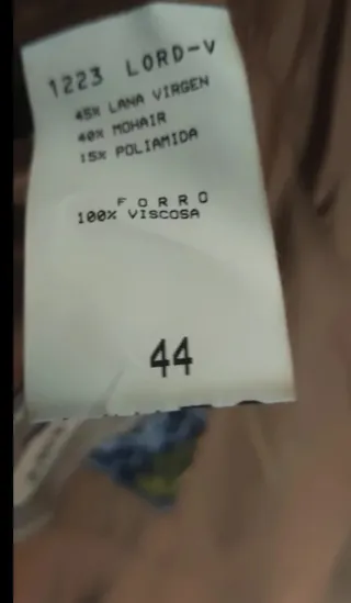 Abrigo señora marrón