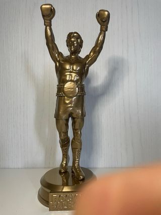Statuetta Rocky Balboa dorata