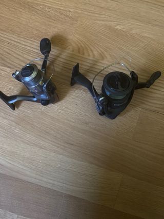 Lotto di 2 mulinelli da pesca Capelan