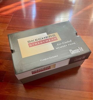 Zapatillas Skechers Cuero Marrón Talla 43