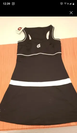 Vestido pádel A blanco y negro, sin estrenar