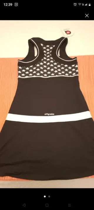 Vestido pádel A blanco y negro, sin estrenar