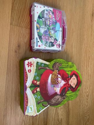2 Puzzles Infantiles Minnie-Daisy y Caperucita
