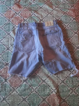 Pull&Bear Shorts Vaqueros Rotos