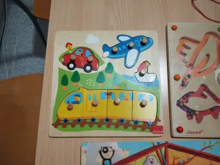 Lote 3 Puzzles Madera Infantiles