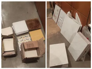 Lote de azulejos variados