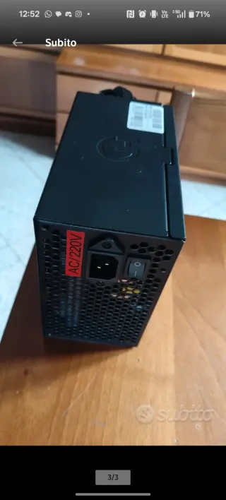 Alimentatore Hiditec 750W 80+ Bronze