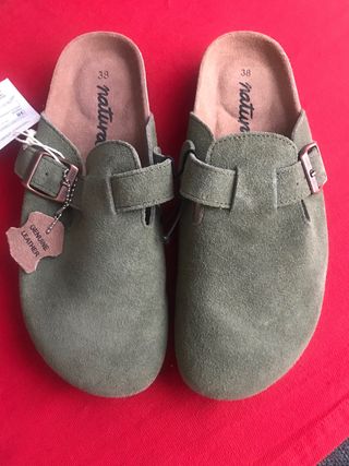 Sandalias Natura Verde Talla 38