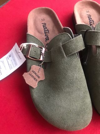 Sandalias Natura Verde Talla 38