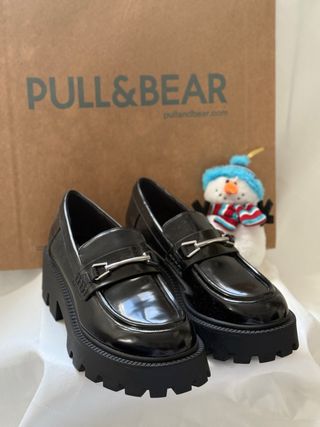 Mocasines Pull&Bear negros talla 40