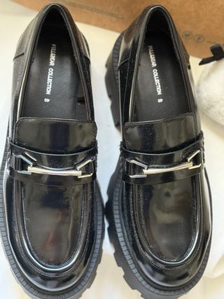 Mocasines Pull&Bear negros talla 40