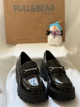 Mocasines Pull&Bear negros talla 40