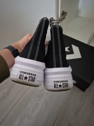 Zapatillas Converse Mujer Negras y Blancas