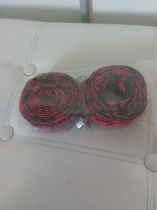 Cinta Manillar Bicicleta Carretera Roja/Negra