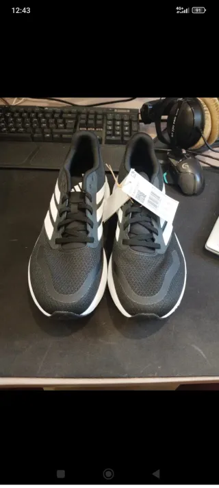 Zapatillas Adidas Runfalcon 5 Negras/Blancas