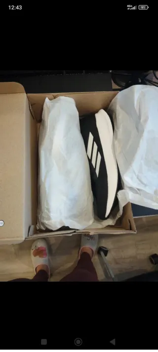 Zapatillas Adidas Runfalcon 5 Negras/Blancas