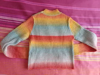 Jersey Bershka cuello alto multicolor