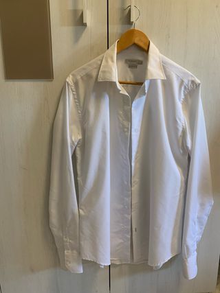 Camisa Hommes Blanca Talla L