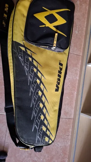 Funda Raquetas Volkl Amarilla y Negra