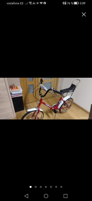 Bicicleta Florida Cross Clásica Roja