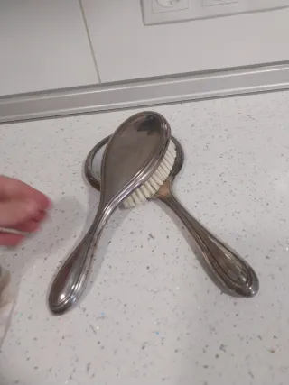 Tocador años 60: Espejo y cepillo