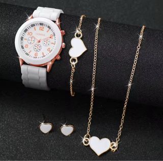 Conjunto de Joyas: Reloj/collar/pendiente/pulsera.