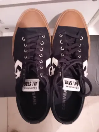 Zapatillas Converse Star Player 76 Negras Marrones