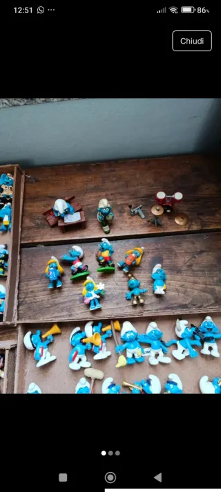 Puffi  serie anni '90/'00 - 6€ cad.