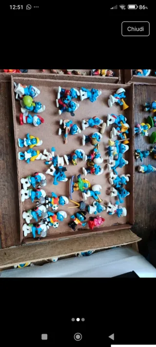 Puffi  serie anni '90/'00 - 6€ cad.