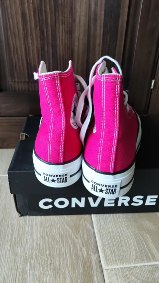 Sneakers Converse Rosa Platform Taglia 38