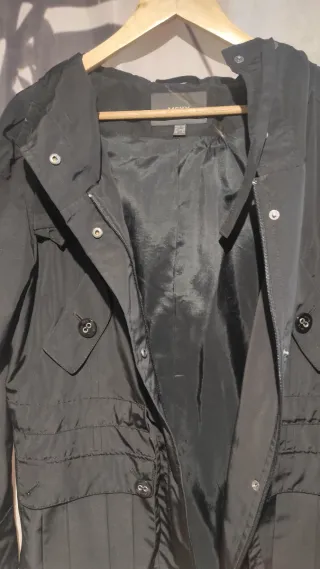 Chaqueta chubasquero poliéster mujer