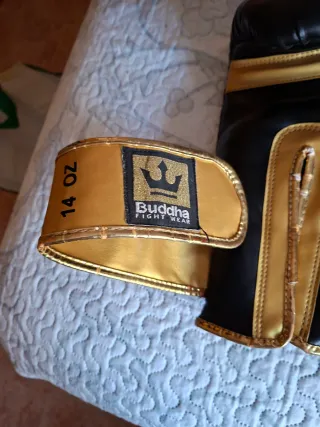 Guantes de Boxeo Buddha Fight Wear Negros