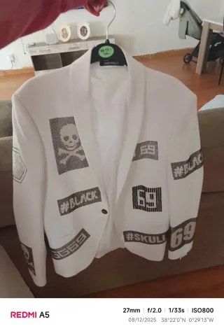 Americana Philipp Plein Blanca Strass