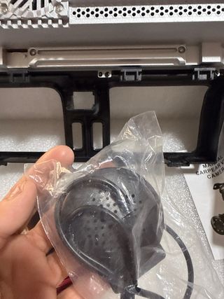 Pantalla de coche negra, con cámara trasera