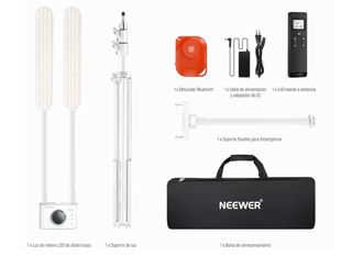 Luz LED aro Neewer con Soporte para Móvil