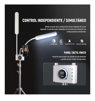 Luz LED aro Neewer con Soporte para Móvil