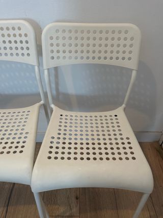 Sillas Ikea Blancas Set x2