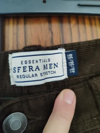 Pantalón pana hombre Sfera  48