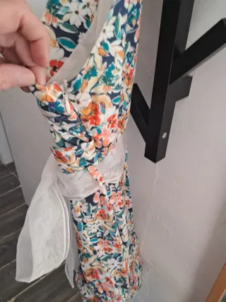 Vestido CEREZAS flores multicolor