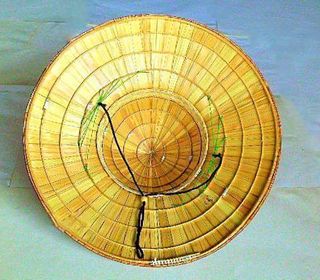 Sombrero vietnamita bambú artesanal