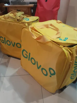 Mochila Glovo Amarilla