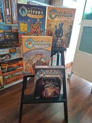 Juego de mesa Orléans y expansiones